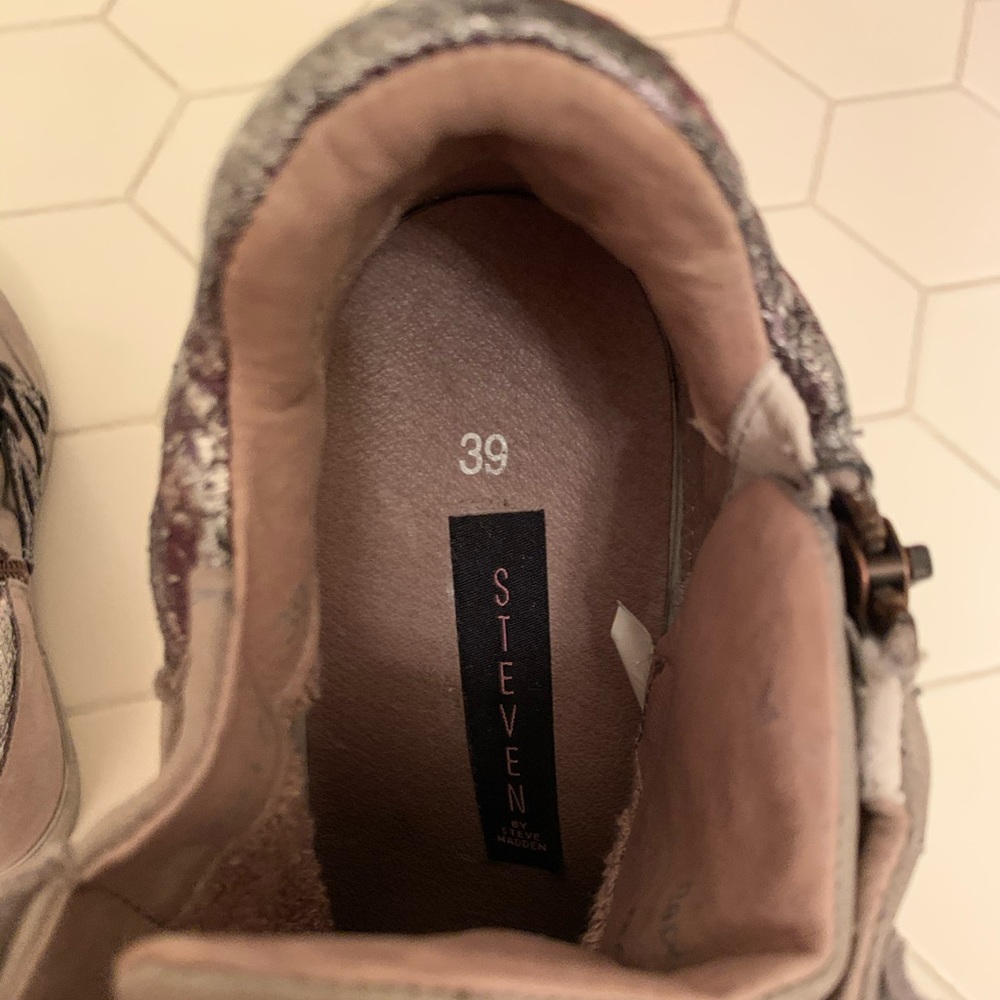 Steven Beige Platform Bootie - image 7